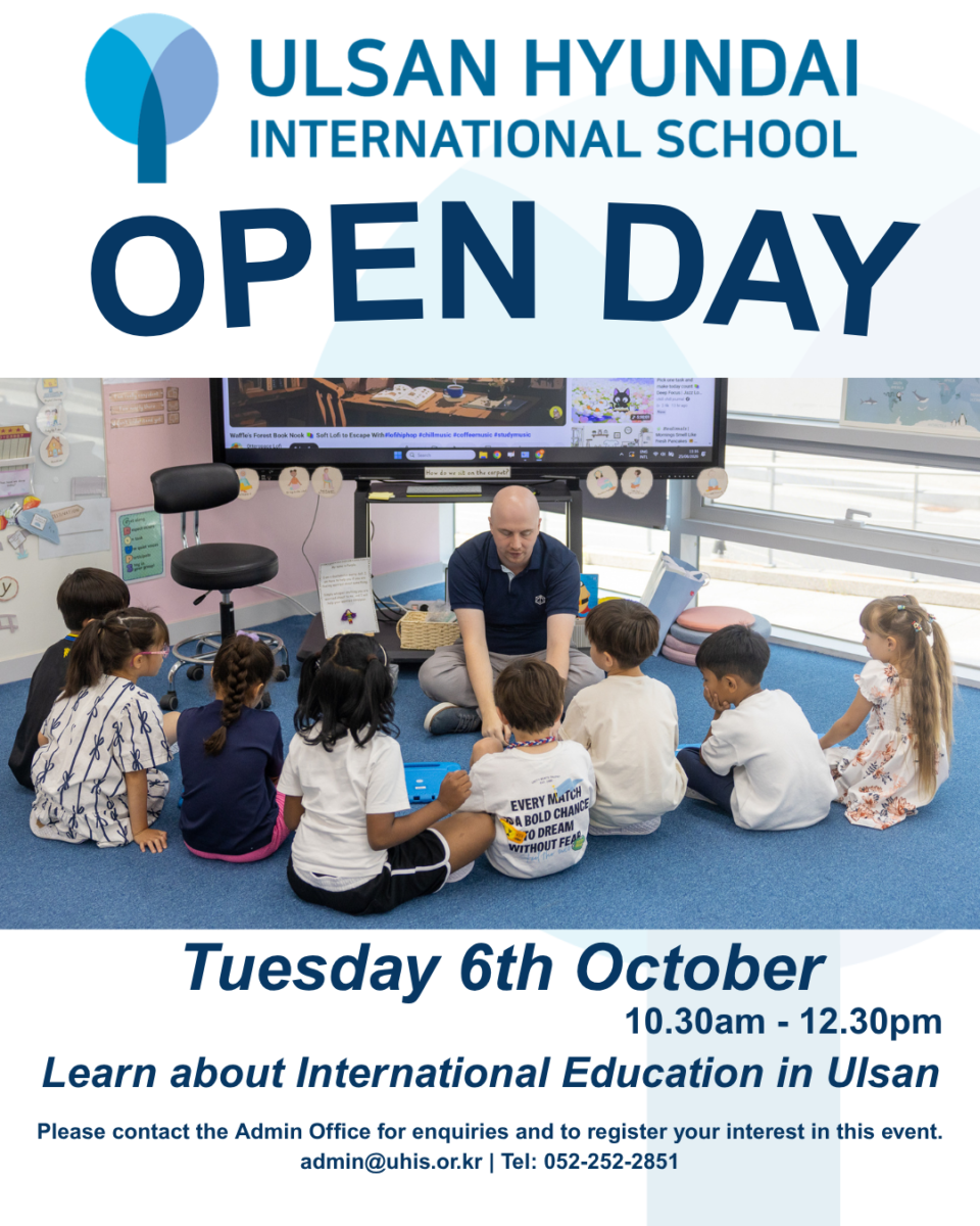 UHIS Open Day poster