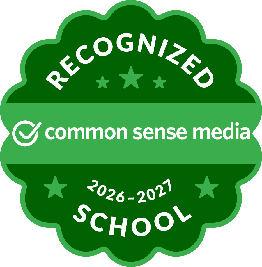 Common Sense Media Recognized School badge